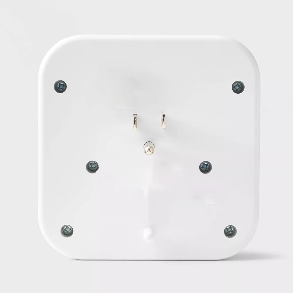 4-outlet Wall Tap Power Adapter with Dual USB Ports