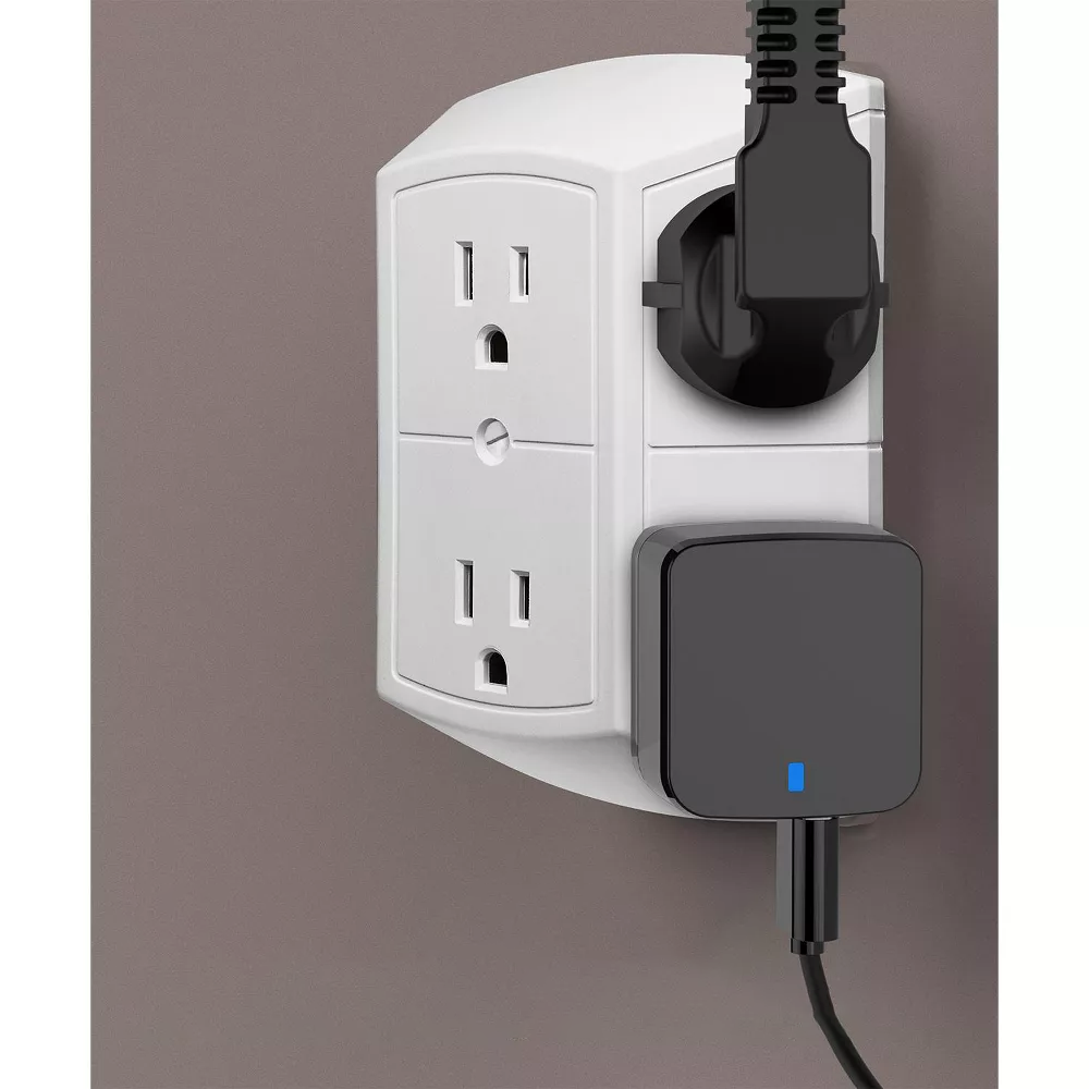 Three-sided 6-outlet Grounded Wall Outlet Extender