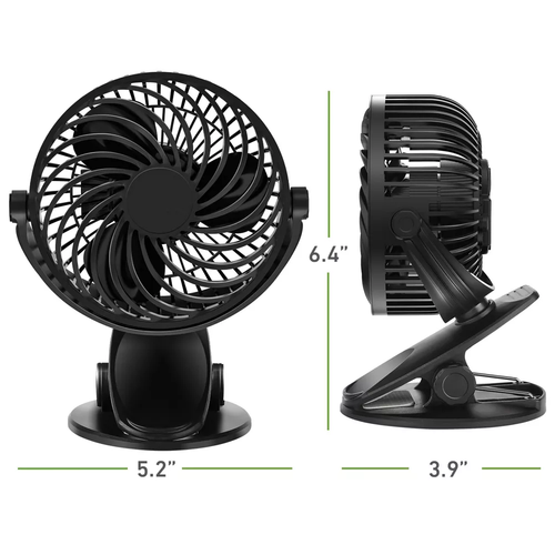 4 Inch Rechargeable Clip Portable Fan